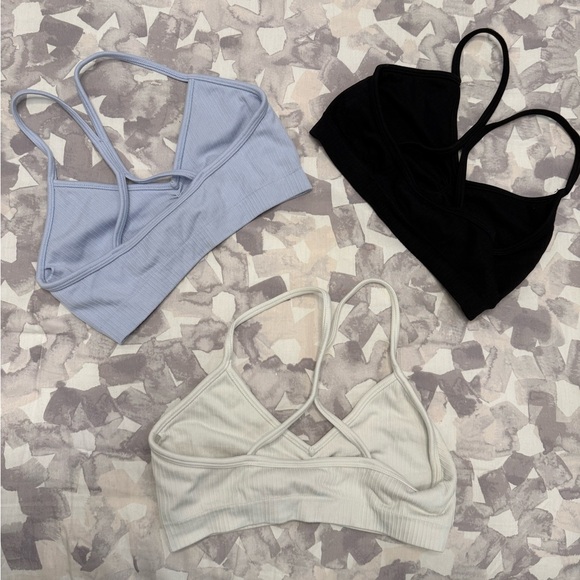 Prozis Sports Bras - Black, Light Blue, White - Picture 2 of 2